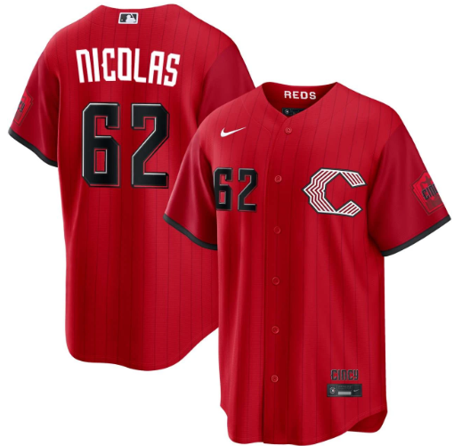 Kyle Nicolas Cincinnati Reds Red 2026 City Connect Limited Jersey