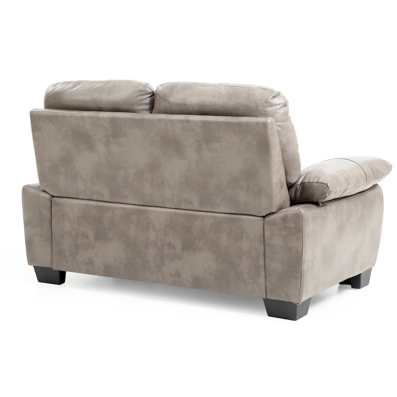 Marta Faux Leather Loveseat