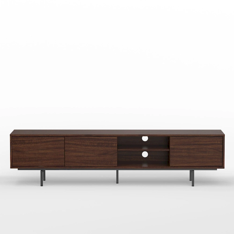 Glenwillow Home Atlas 78 x 20 Lowboy Mid-Century Modern TV Stand Console