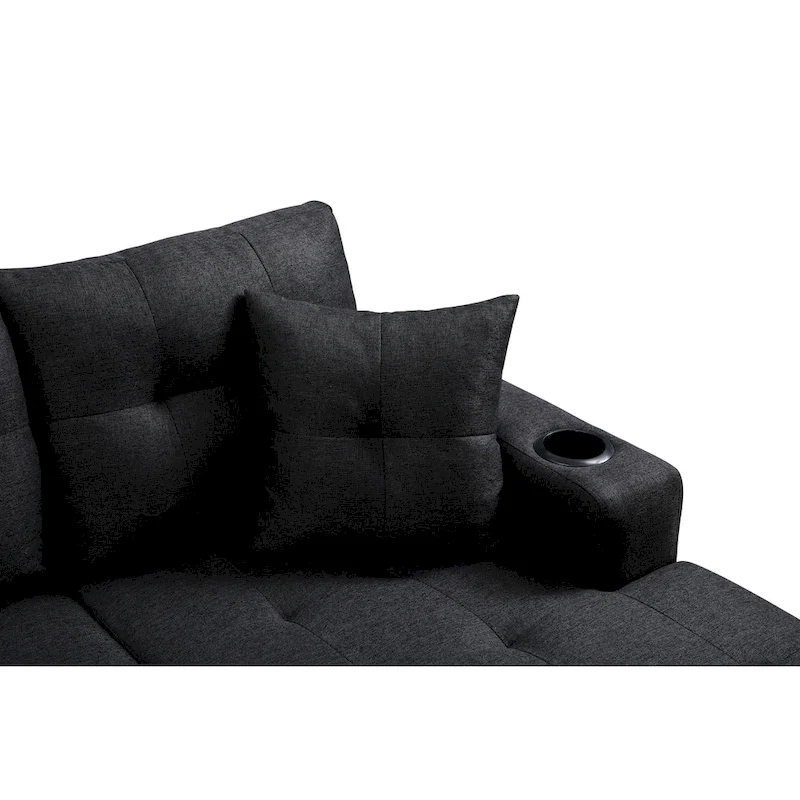Modern Sectional Sofa with Reversible Chaise