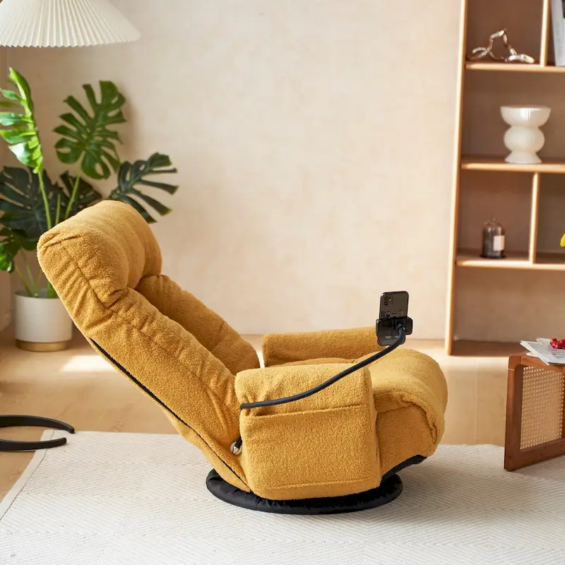 Swivel Leisure Chair with Adjustable Head and Waist
