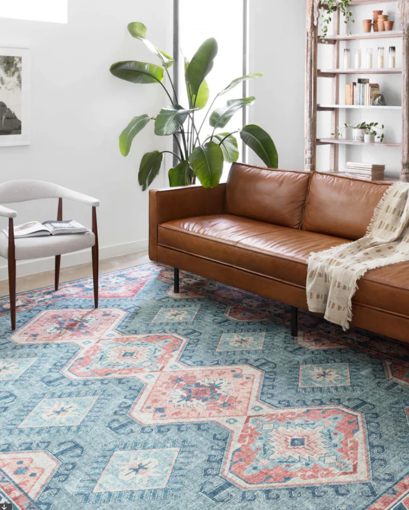 Skye Turquoise/Terracotta Rug