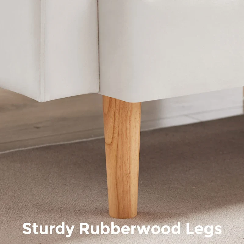 79.52W Modern Velvet Convertible Sofa