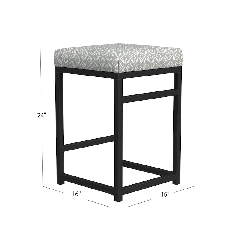 HomePop Backless Metal 24 Counter Stool - 24 inches