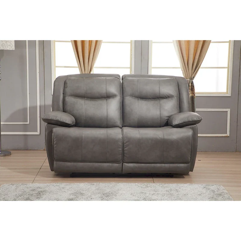 Bonded Leather Reclining Sofa and Loveseat