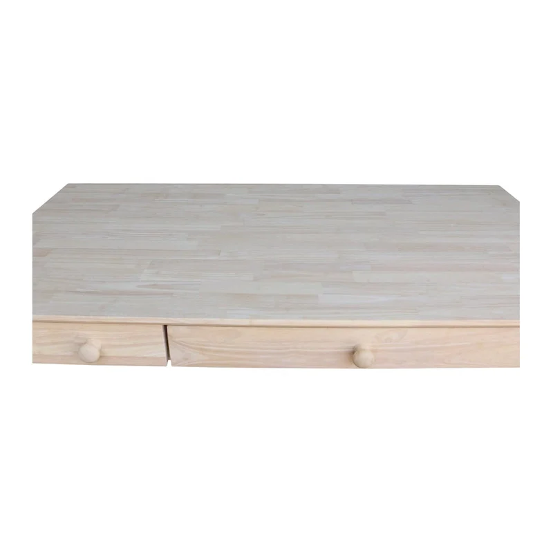 Wooden Computer Desk with Flip Down Drawer