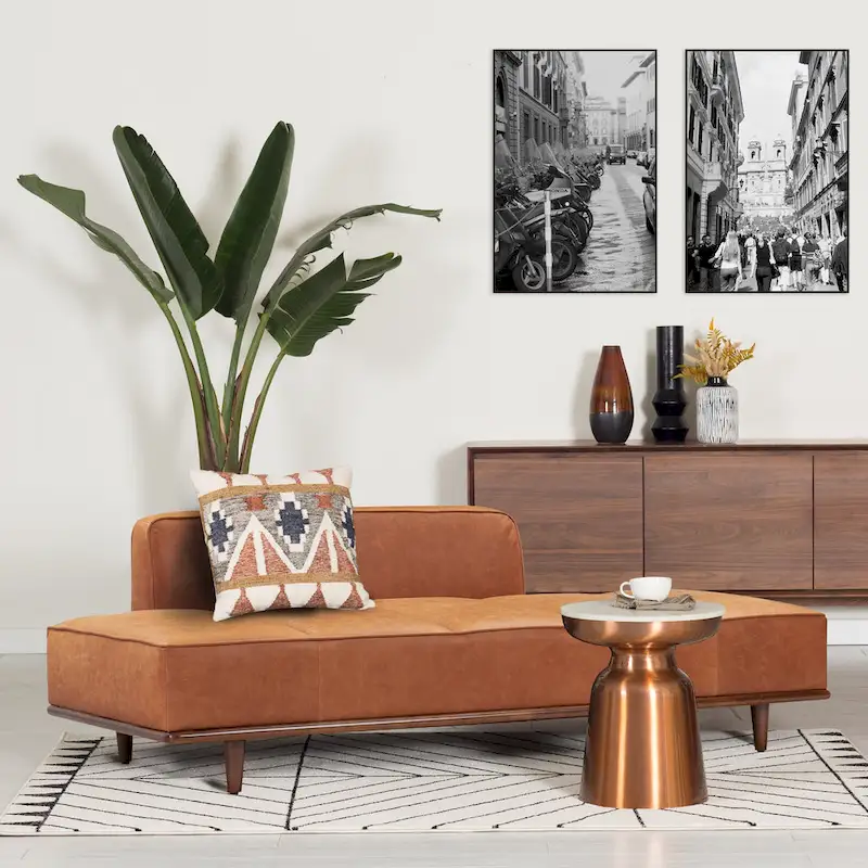 Daybed - Full Grain Genuine Italian Leather