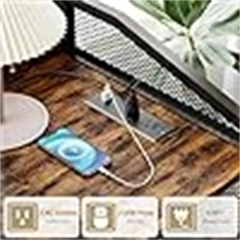 Printer Stand with Charging Station - 18.9 D x 20.86 W x 27.36 H