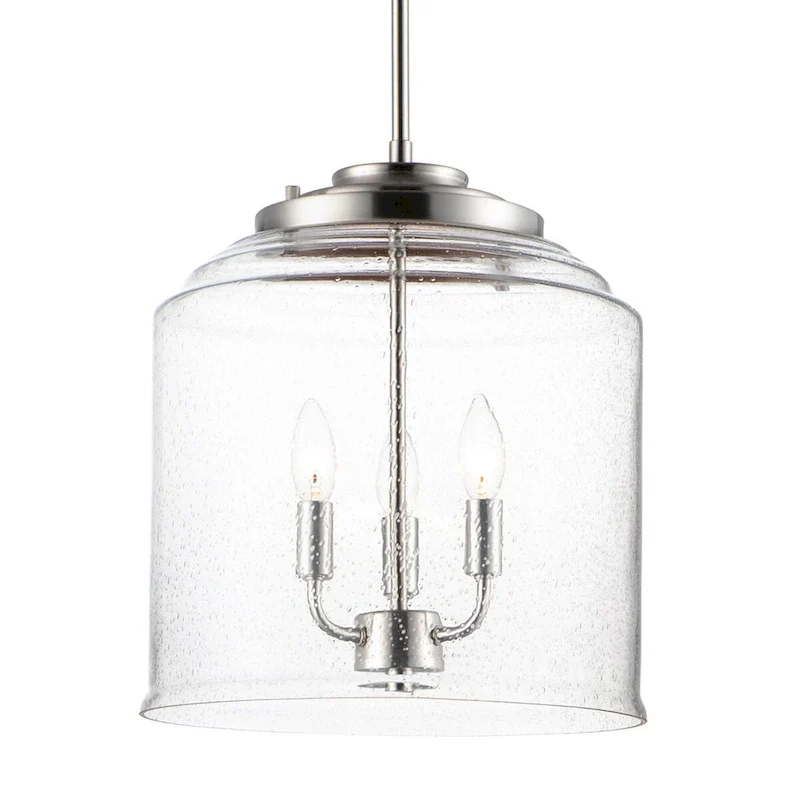 Maxim Acadia 3 Light 14  Wide Taper Candle Pendant