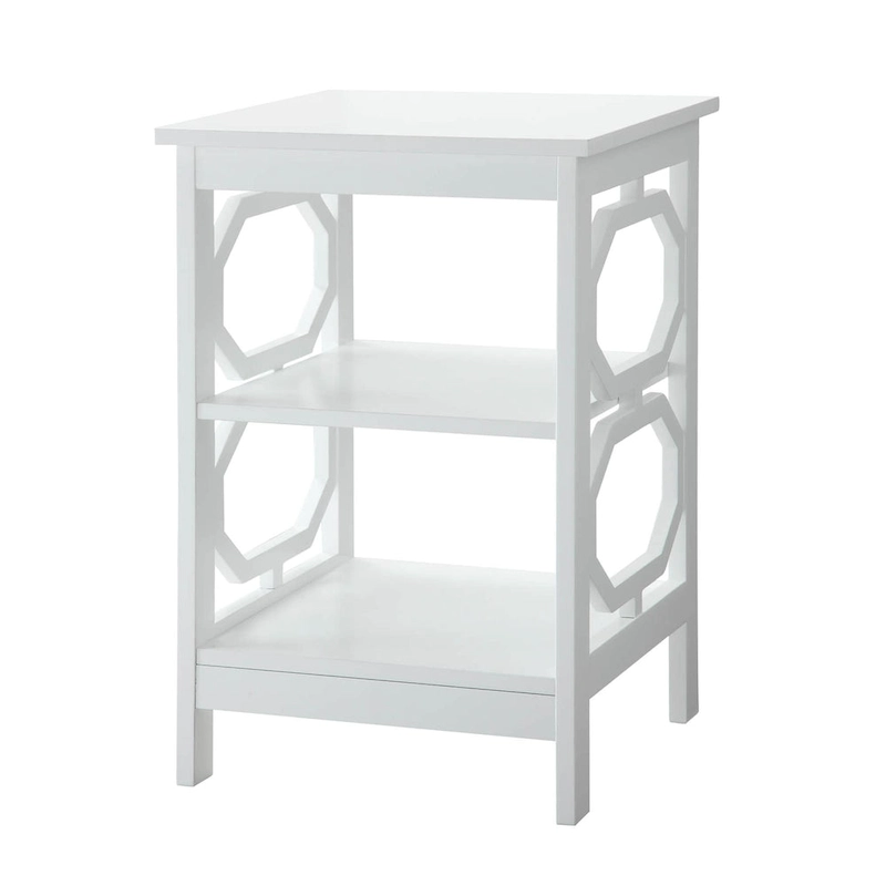 Convenience Concepts Omega End Table with Shelves