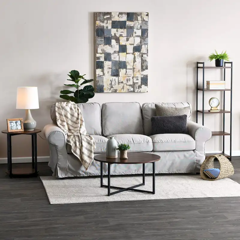 Household Essentials Round Coffee Table - 31.5