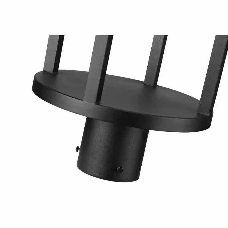 Z-Lite Luca 1 - Light Post Light in Black
