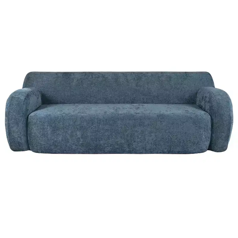Clihome 81.5 Streamlined Minimalist Compression Sofa,Extra Large 3-Seater Casual Sofa