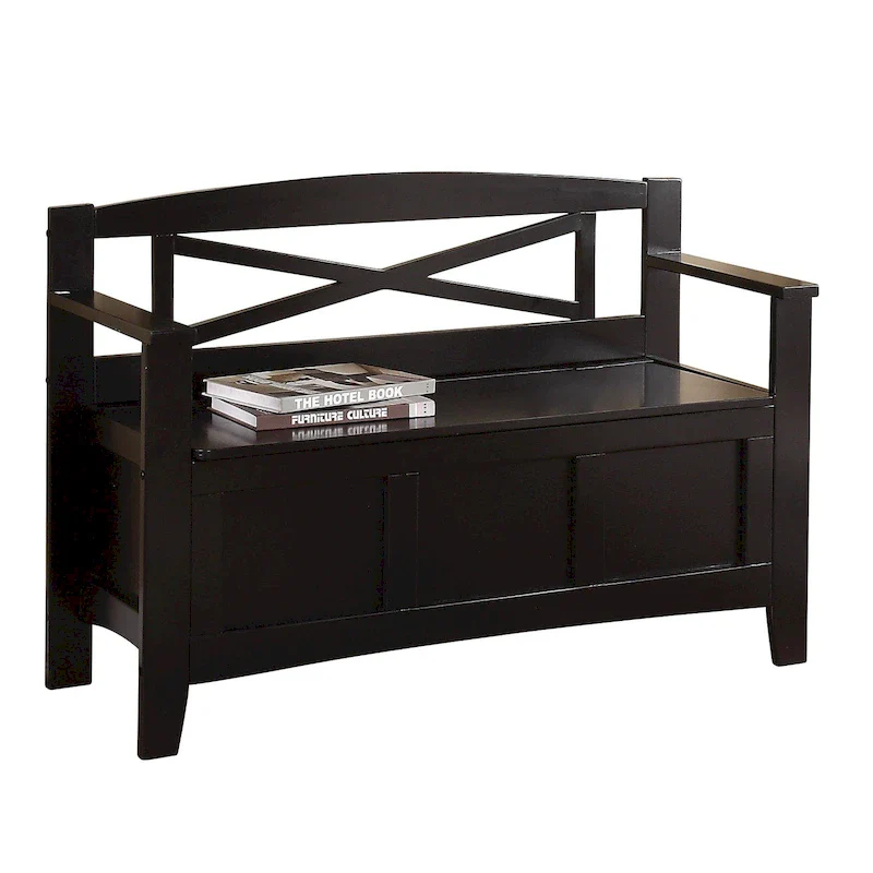 Entryway Bench with Flip Up Storage