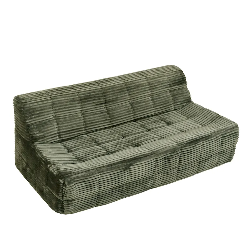 75 Foam 3-Seat Sofa with No Assembly, Space-Saving Design, and Easy Setup