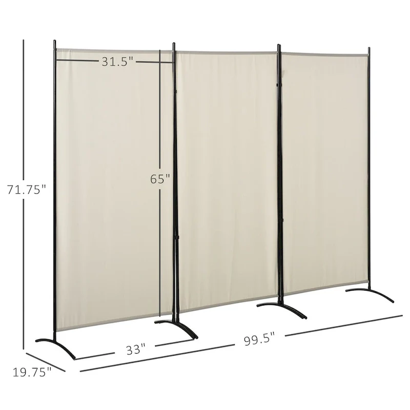 3 Panel Room Divider