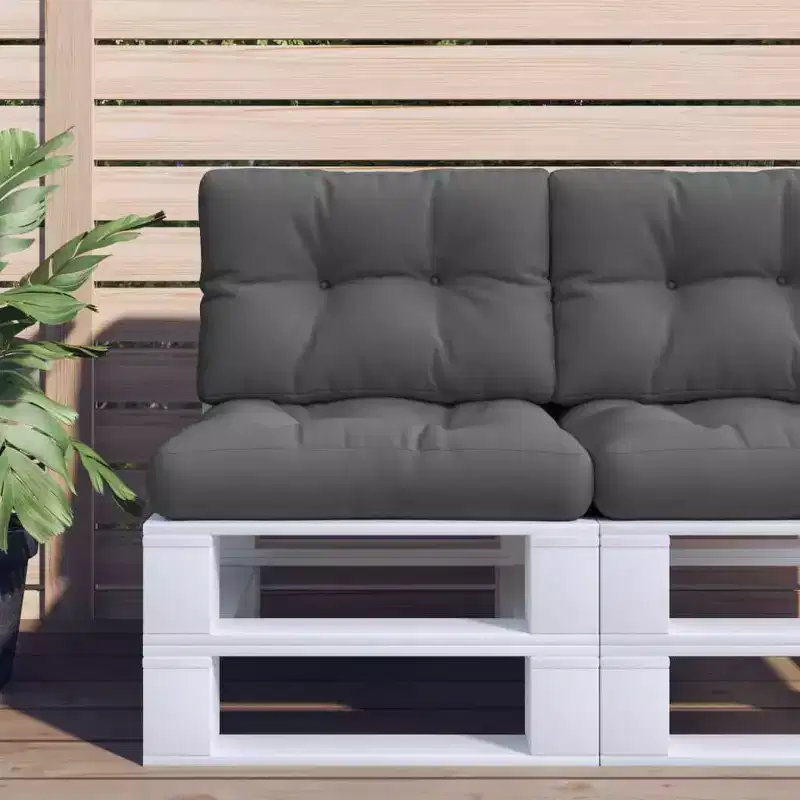 vidaXL Pallet Cushions Chair Seating Pad Sofa Backrest Pillow Fabric