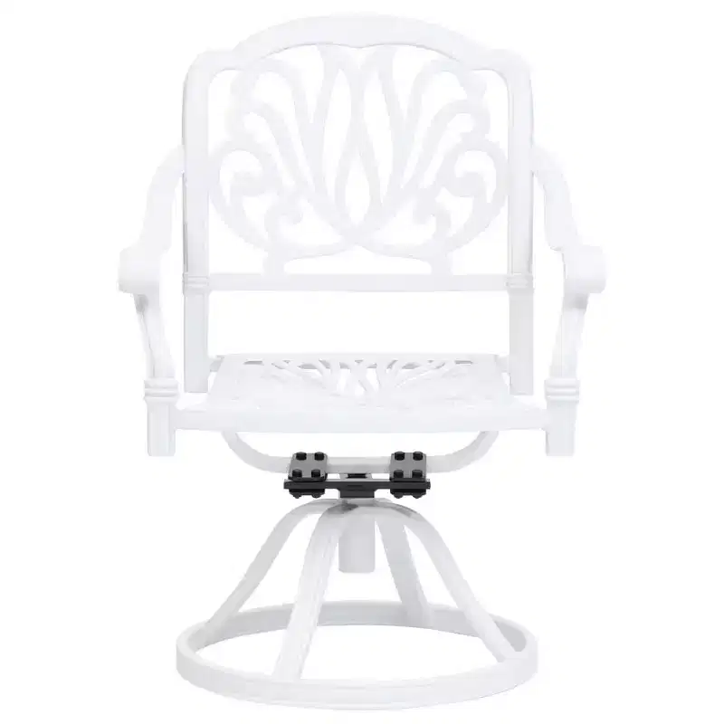 vidaXL Bistro Set Cast aluminum Standard Swivel Bistro Set