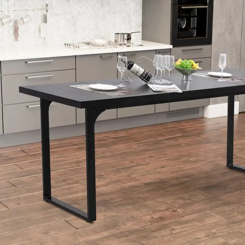 AVAWING Wood Dining Table