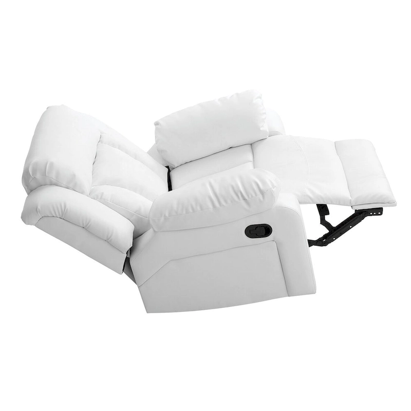 Daria Faux Leather Upholstery Reclining Chair - 38L x 37W x 41H