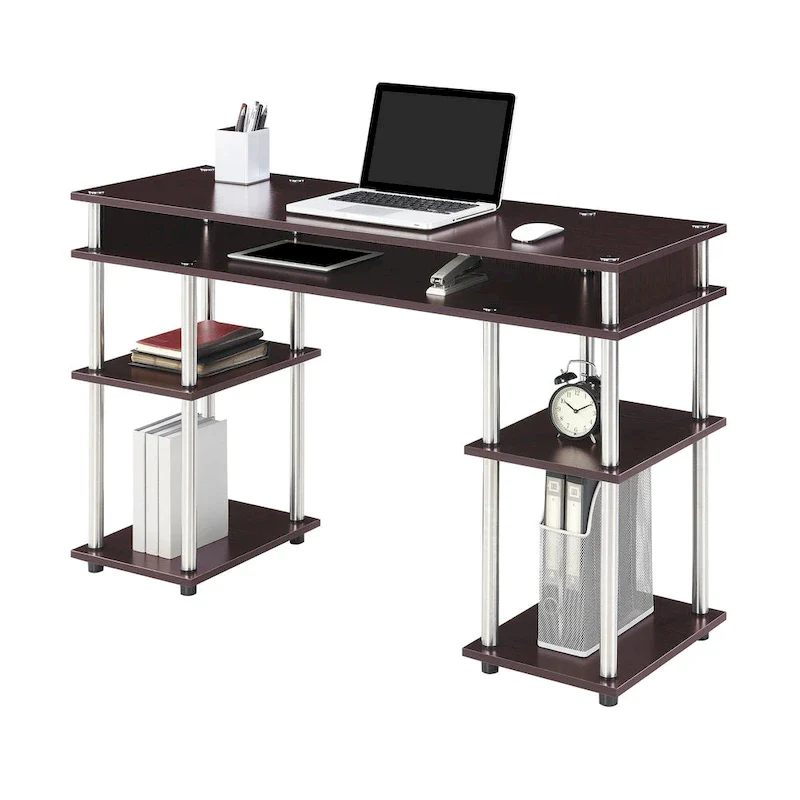 Convenience Concepts Designs2Go No Tools Student Desk with Shelves