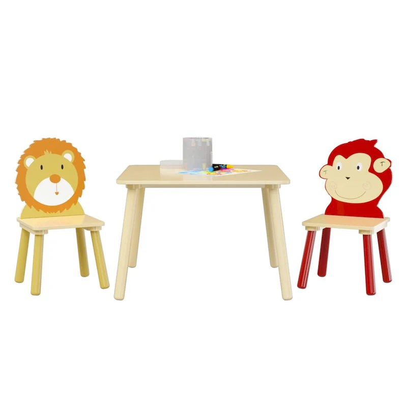 3 Pieces Toddler Table and Chair Set