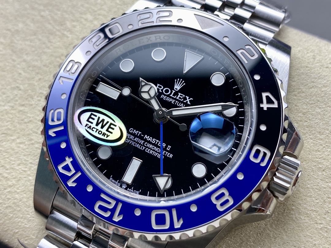 EWE Factory dial close-up rolex super clone