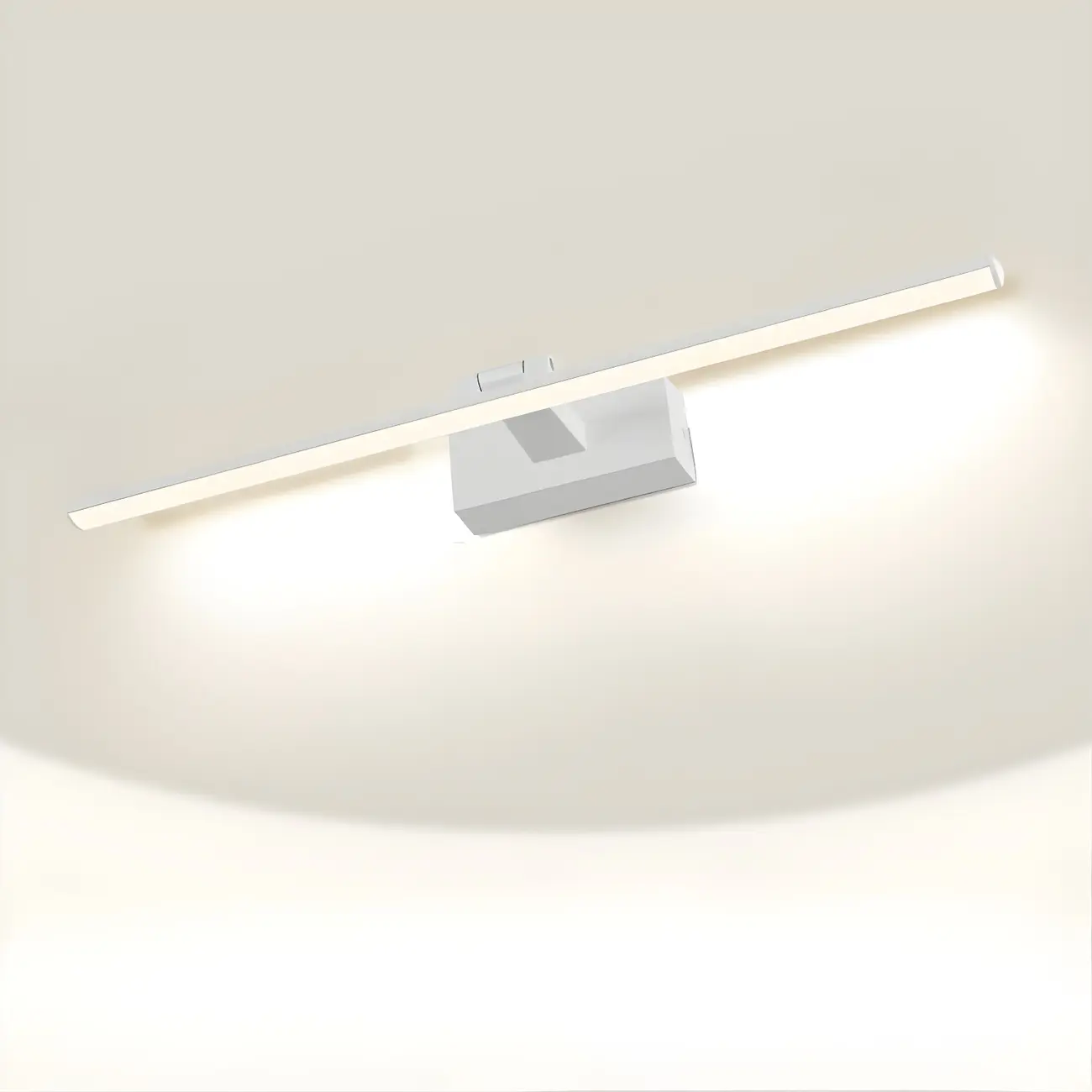 Modern Geometric Linear Vanity Light with Integrated LED