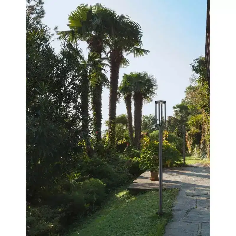 Z-Lite Leland 1 - Light Post Light in Sand Black