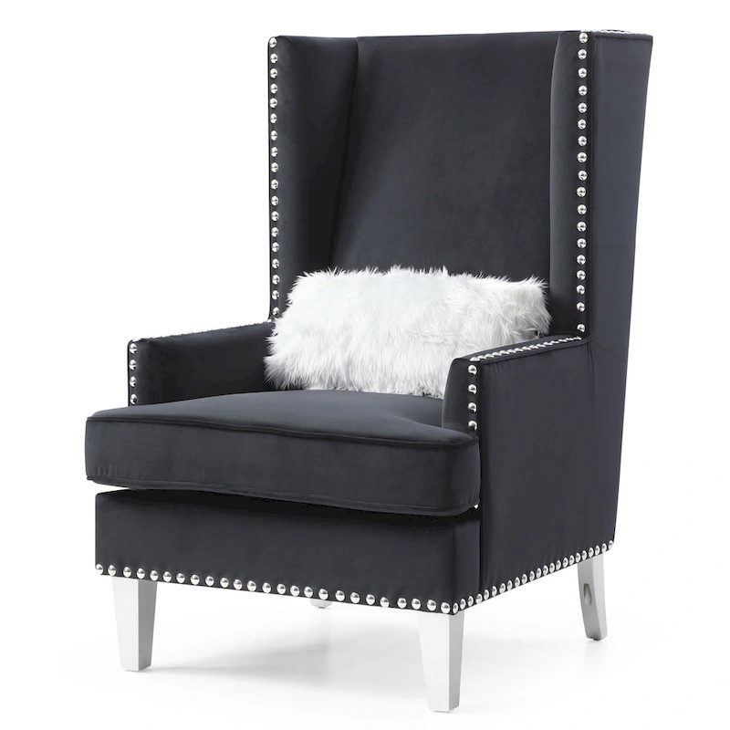 Wilshire Velvet Accent Chair