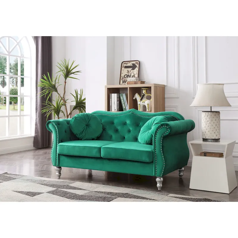 Hollywood Velvet Loveseat