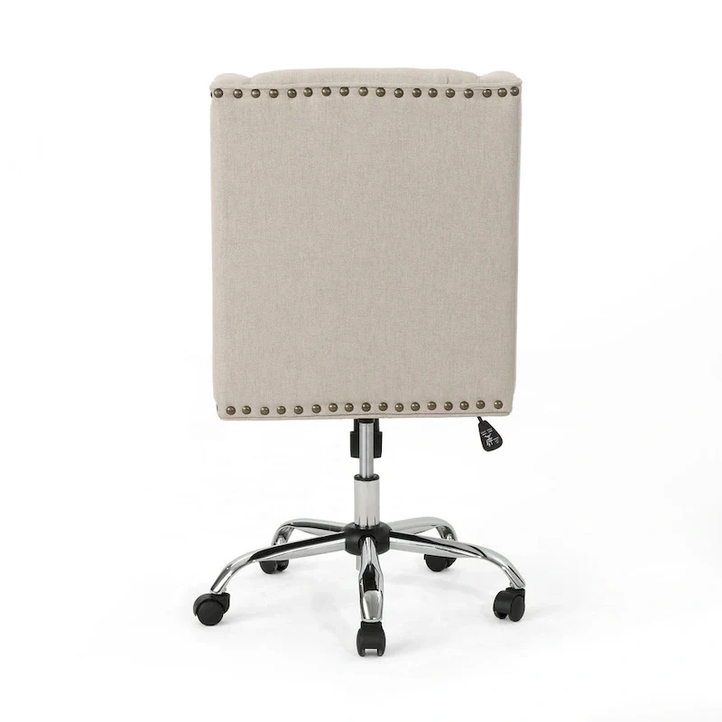 Swivel Office Chair with Chrome Base