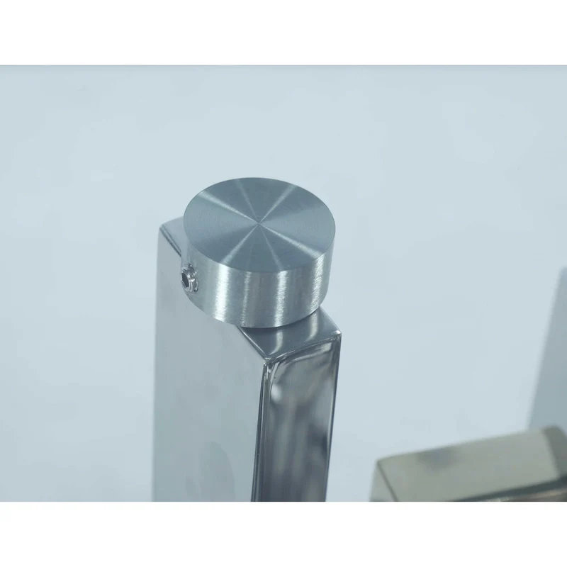 Round Glass Table with Steel & Golden Cluster Design Base