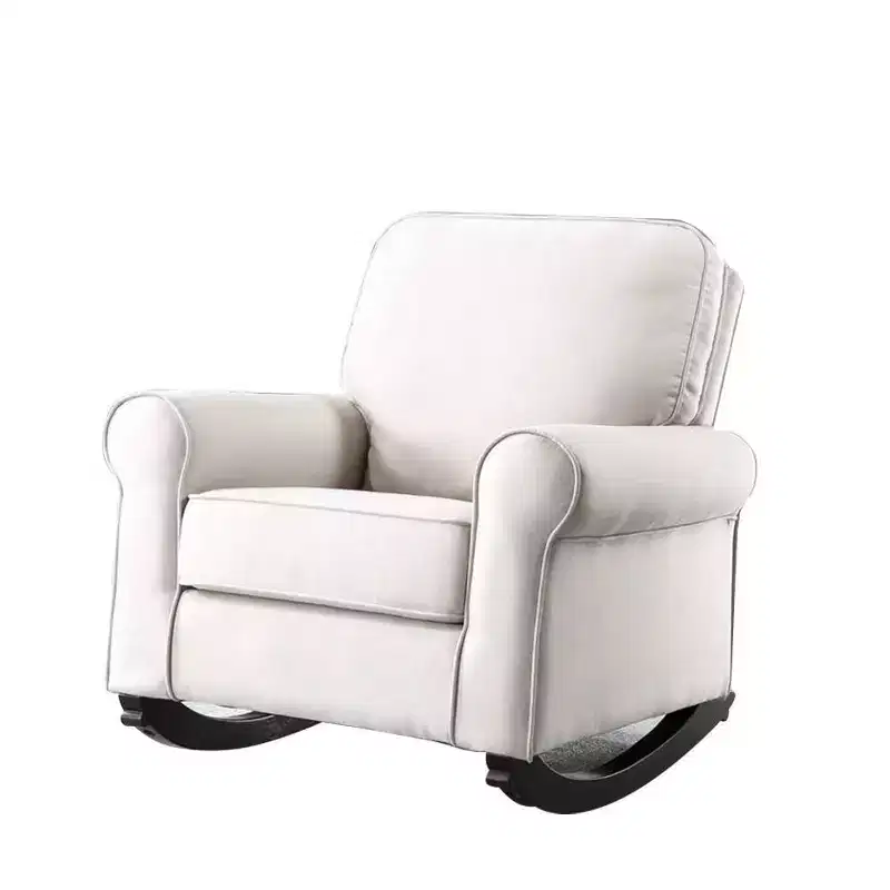 37.01" Elvin Active Sitting Chair Beige Fabric - Acme Furniture: Linen Upholstery, Metal Frame, No Tools Assembly