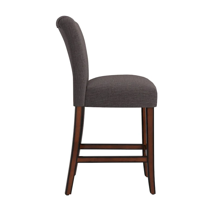 Parson Classic Linen Counter Height High Back Stools (Set of 2) by iNSPIRE Q Bold