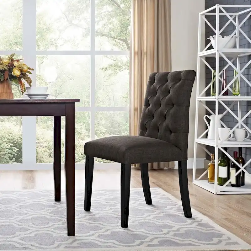 Copper Grove Quince Tufted Fabric Dining Chair