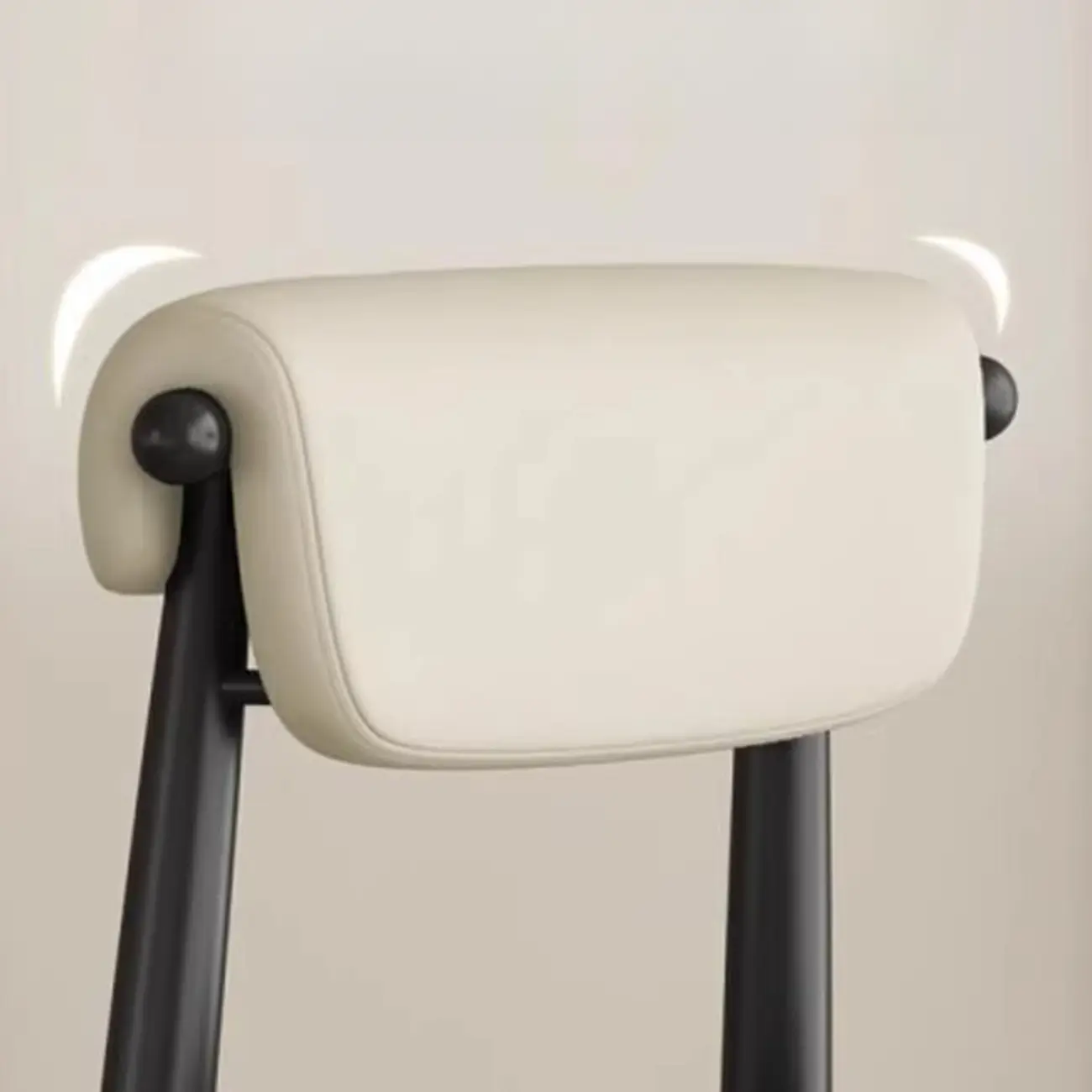 Elegant Low Back Upholstered Faux Leather Dining Chair