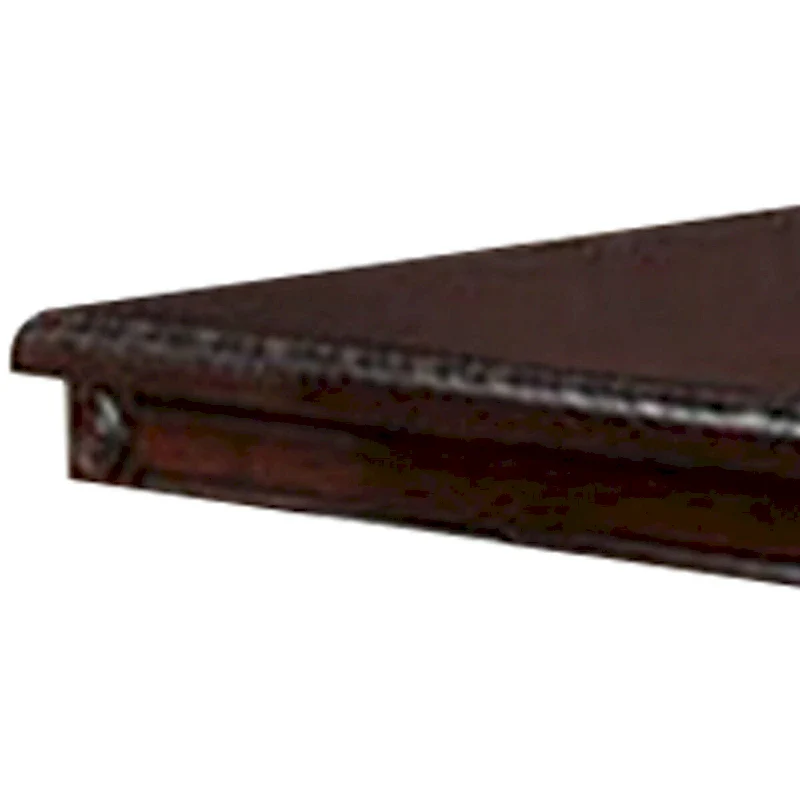 66-Inch Extendable Dining Table with Twin Pedestal Base, Cherry Oak Brown