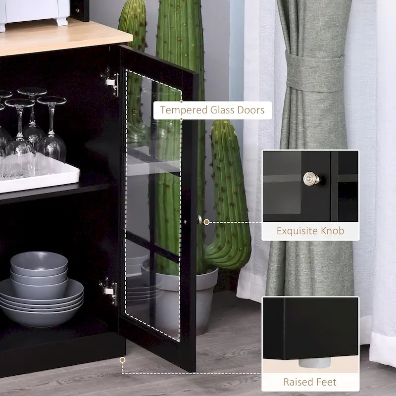 72-inch Transitional Kitchen Cabinet Pantry