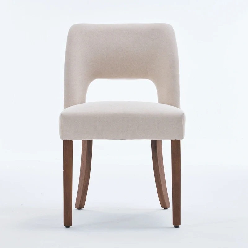 Set of 4 Fabric-upholstered Dining Chairs