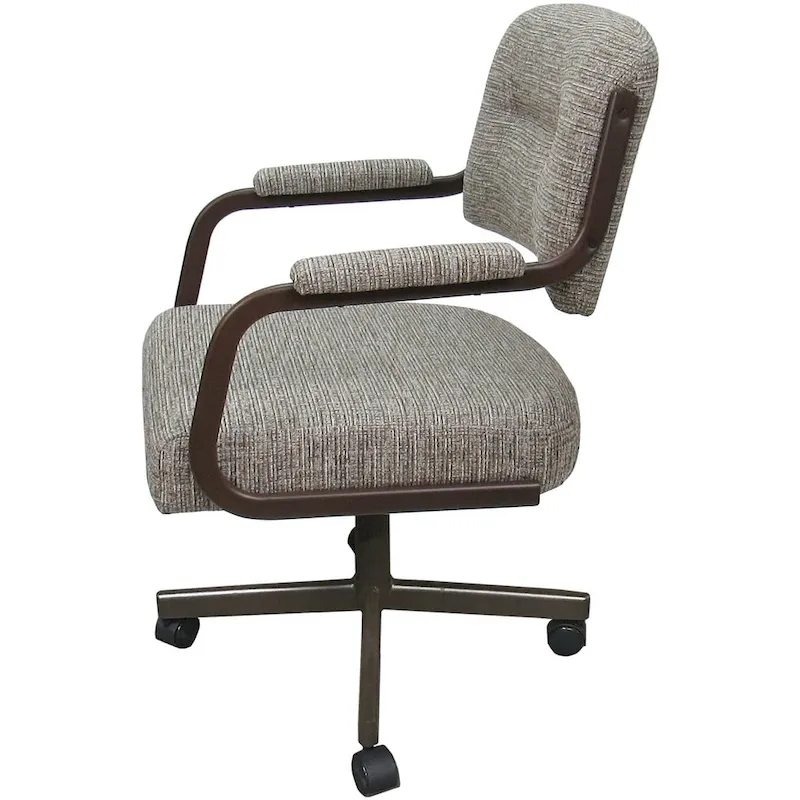Swivel Kitchen Dining Caster Chair with Wheels - M-110 - N/A