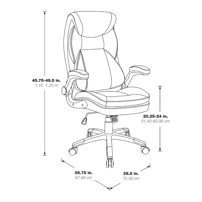 Executive Bonded Leather Office Chair
