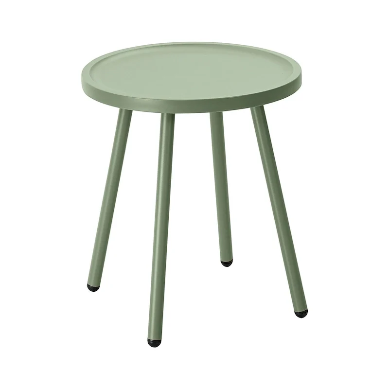 Werph Patio Table Living Room Side Table, Round Accent Table Small Side Table Nightstand