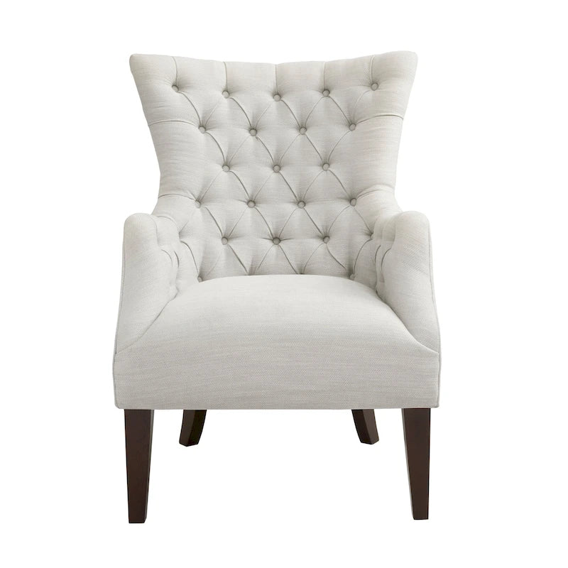 Madison Park Isa Button Tufted Wing Back Chair