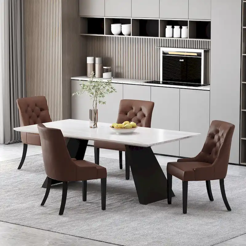 Cheney Tufted Dining Chairs (Set of 4) by