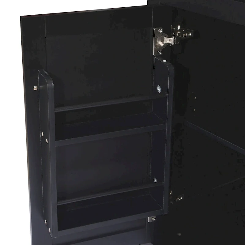 Kitchen Cart with Drop-Leaf Countertop