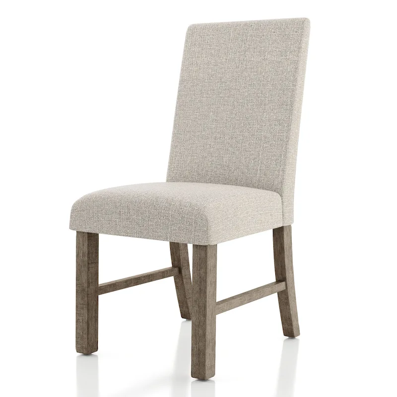 Rustic Grey Wood 5-Piece Dining Table Set by