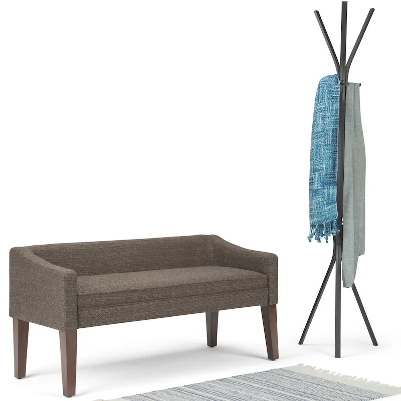50 inch Wide Contemporary Upholstered Bench - 50x 22x 23.8