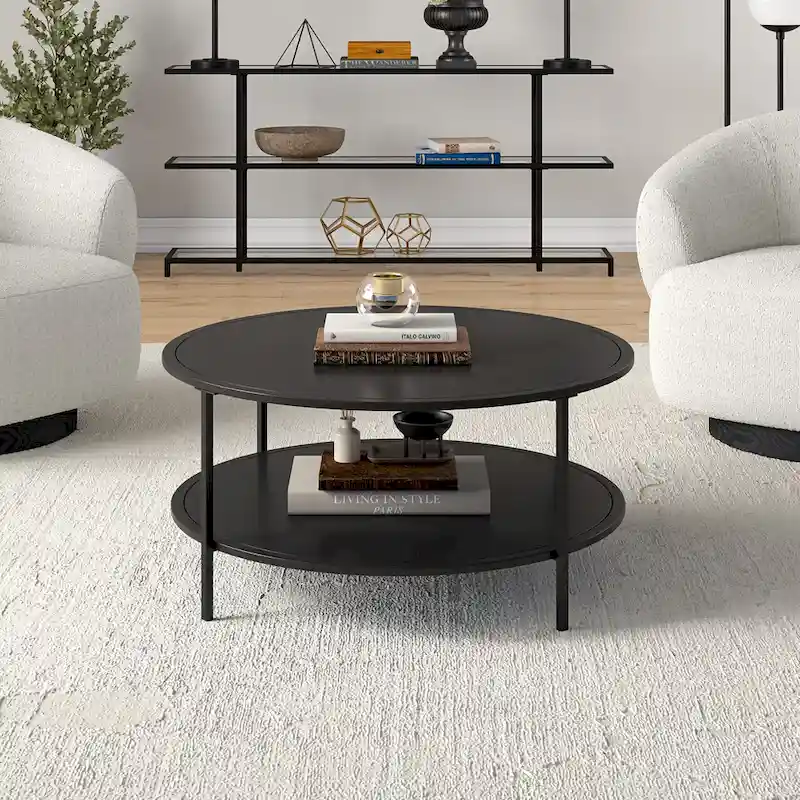 Sivil 36 Wide Round Coffee Table
