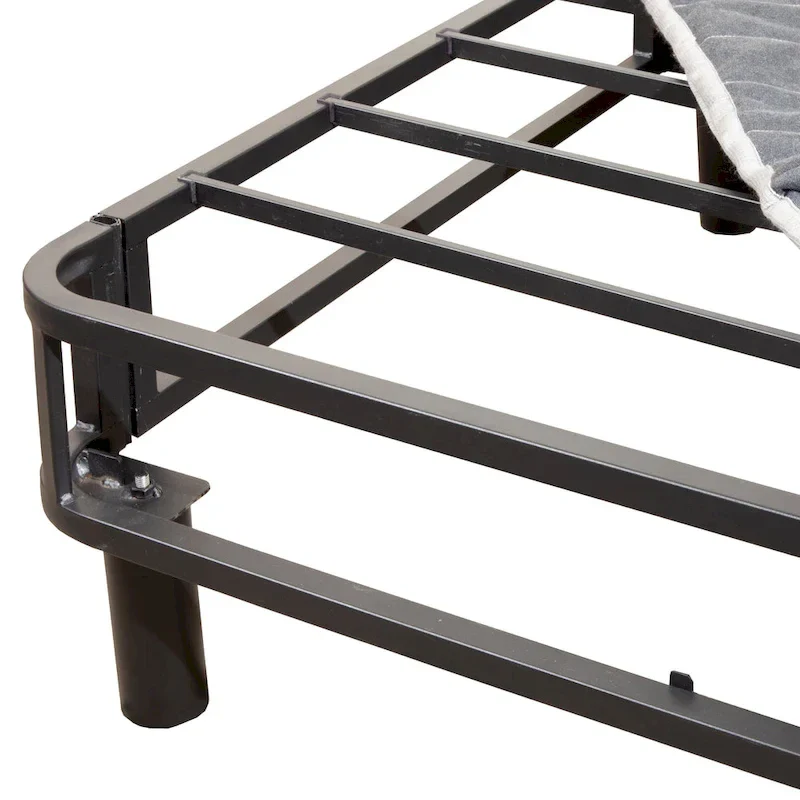 Hollywood Bed Frame Full Enforce Platform Base and Metal Box Spring